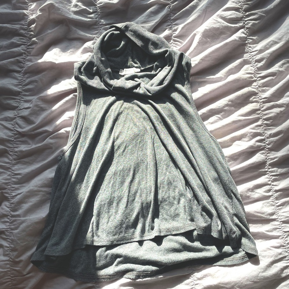Grey urban outfitters mock neck tank top